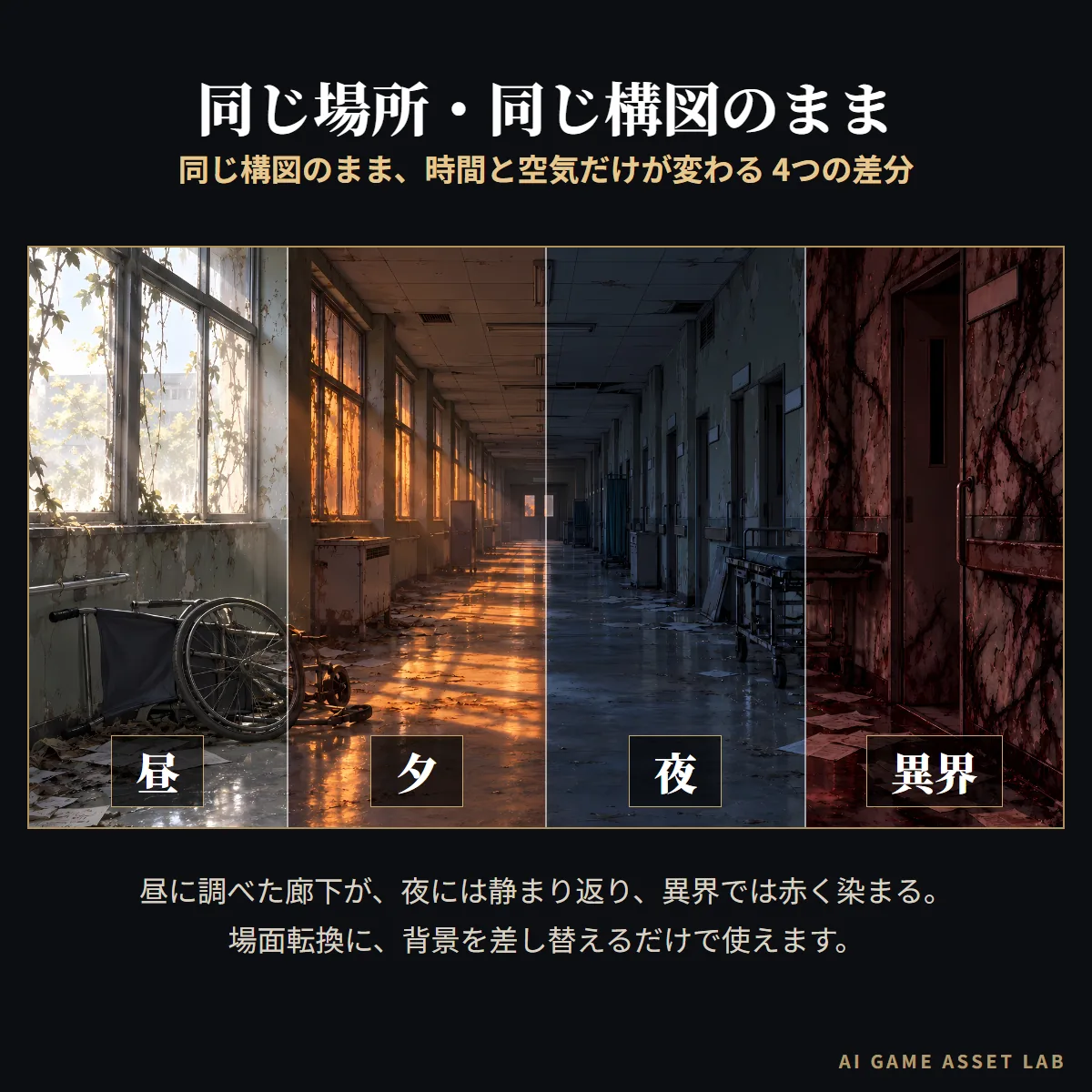 現代ホラー探索 背景320枚 紹介画像2