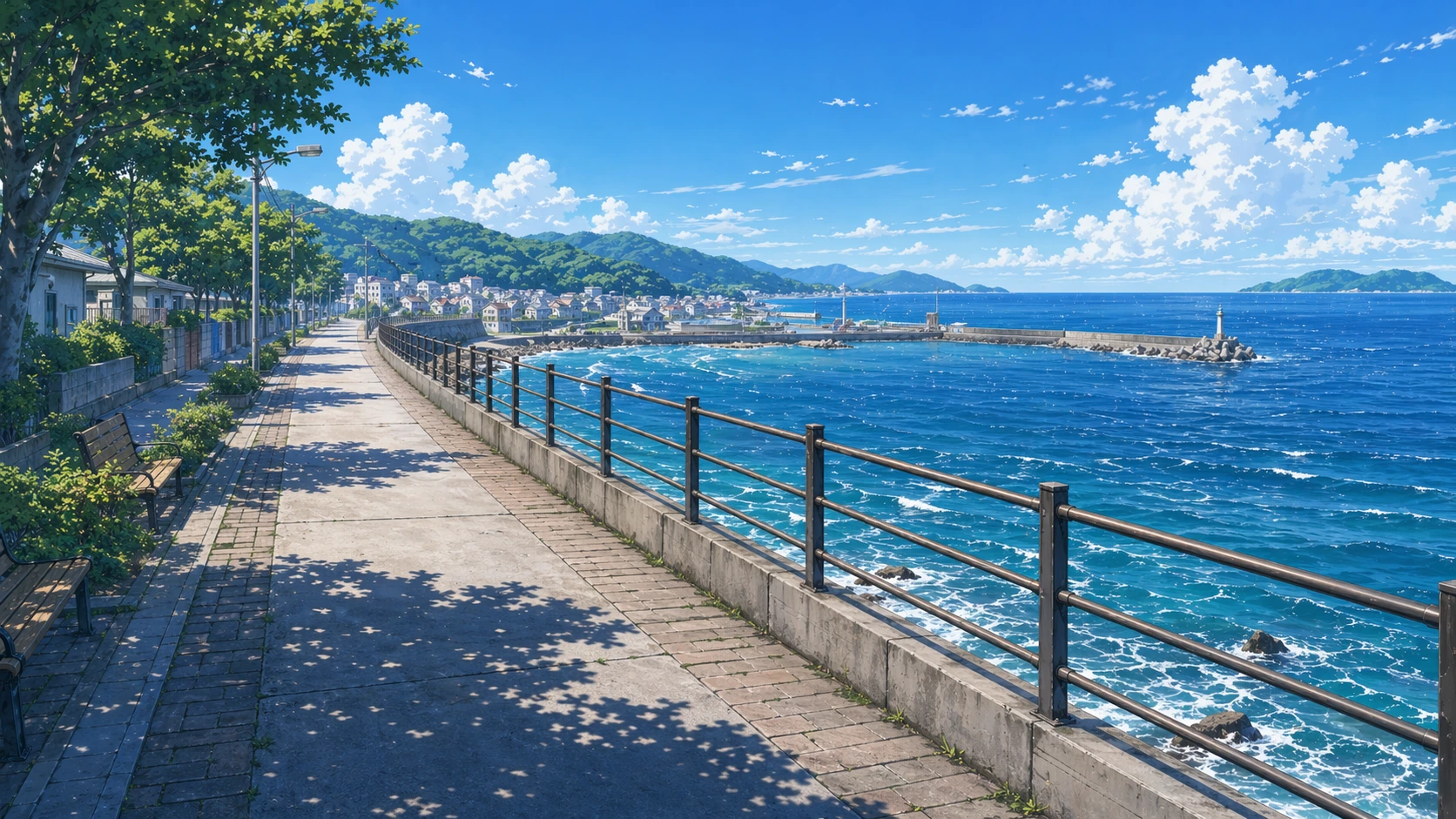 Seawall Promenade, Base